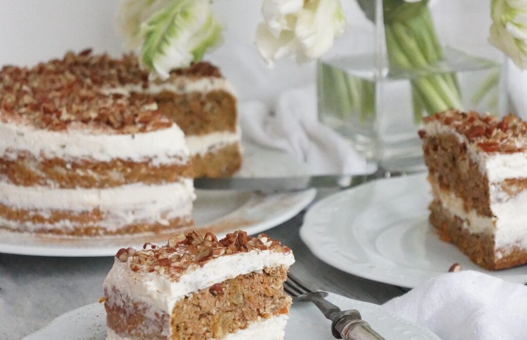 low carb mrkvový dort